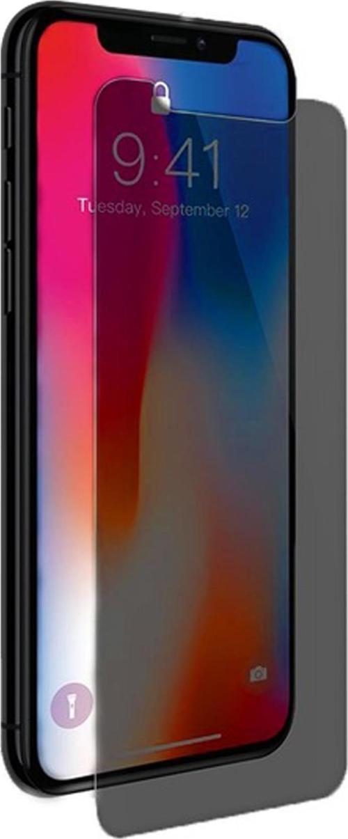 İphone XS Max Sadece Ön Hayalet Kılıflı Kesim Ekran Koruyucu Kaplama