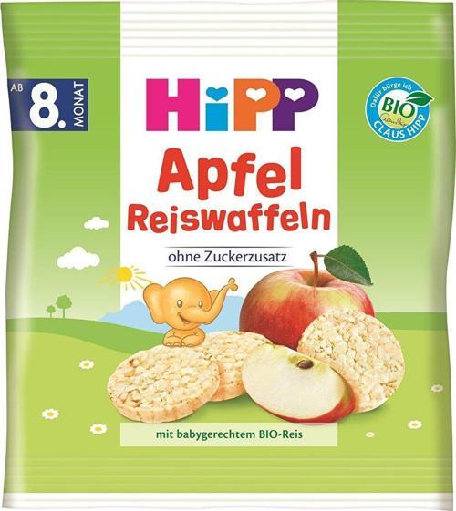 Organiki Elmalı Pirinçli Bebek Gofreti 30 gr