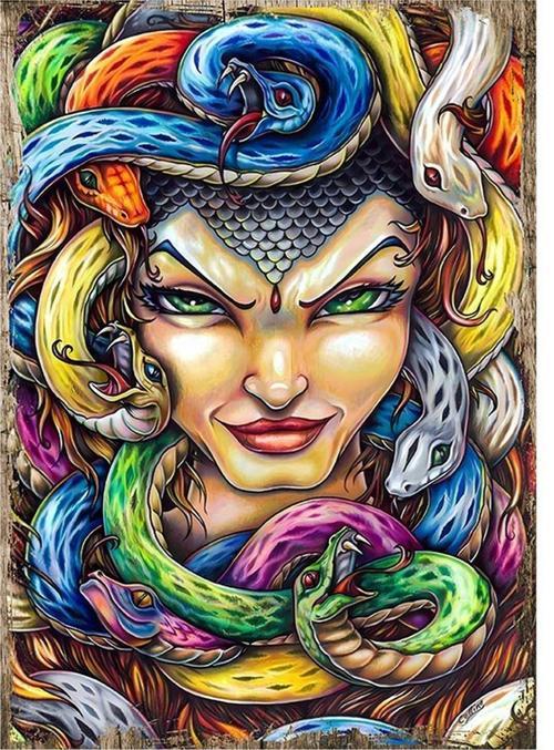 Medusa Mdf Tablo 18Cm X 27Cm