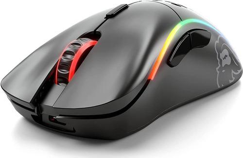 Model D Kablosuz Mat Siyah RGB Oyuncu Mouse GLO-MS-DW-MB