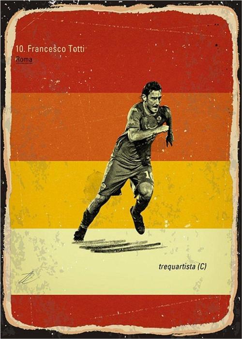 Francesco Totti Mdf Poster