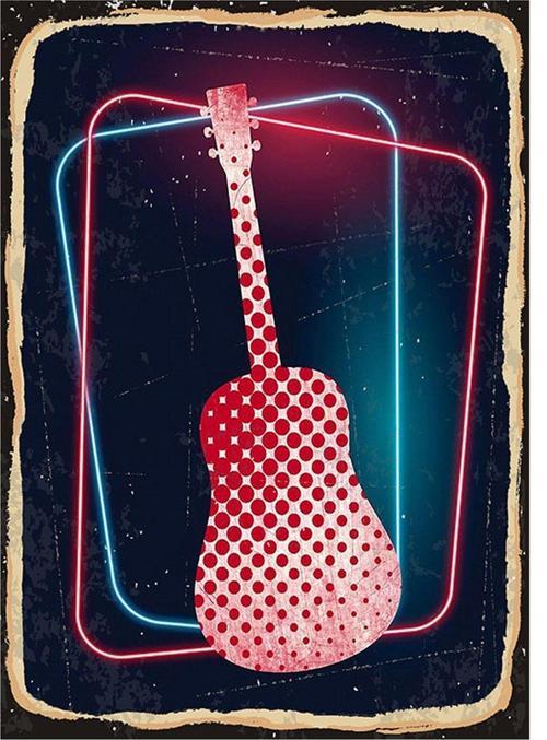 Gitar Mdf Poster
