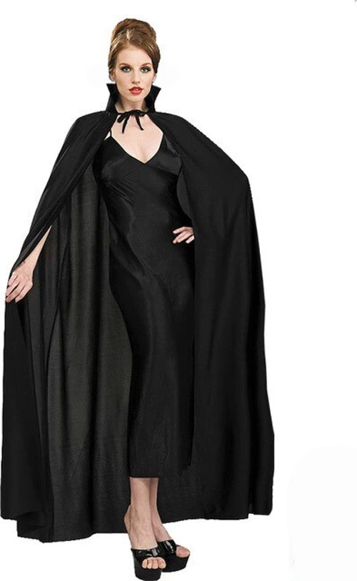 Siyah Yakalı Yetişkin Pelerin 120 Cm