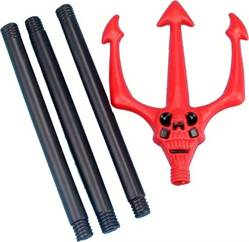 Kırmızı Renk Halloween Cadılar Bayramı Çatal 107 Cm