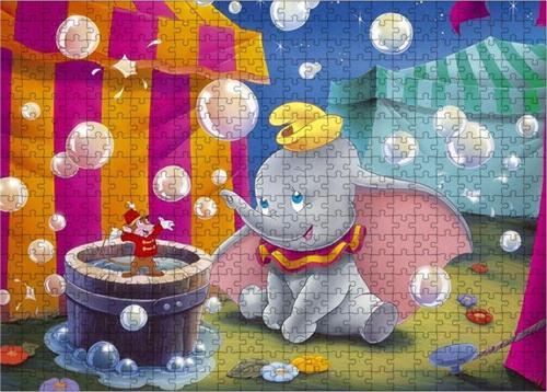 Ahşap Mdf Puzzle Yapboz Dumbo 500 Parça 50*70 Cm