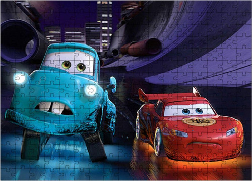 Ahşap Mdf Puzzle Yapboz Arabalar 255 Parça 35*50 Cm