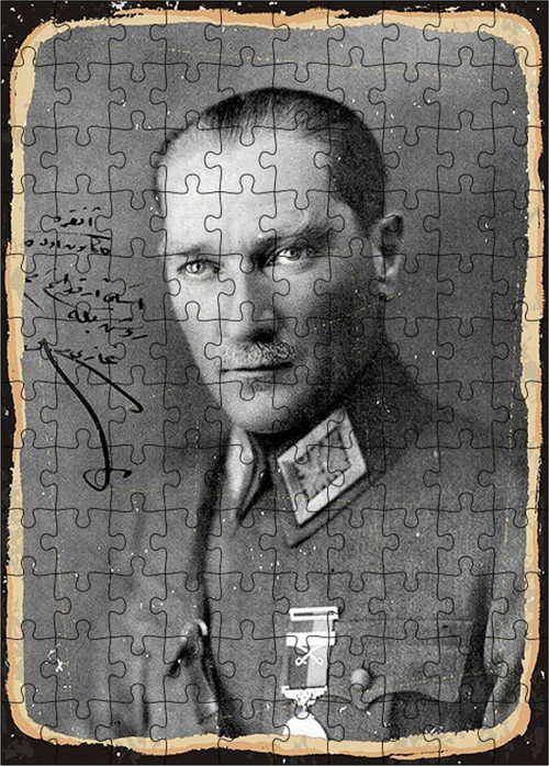 Ahşap Mdf Puzzle Yapboz Atatürk'Ün Resmi
