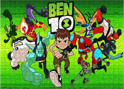 Ahşap Mdf Puzzle Yapboz Ben 10 Benten 500 Parça 50*70 Cm