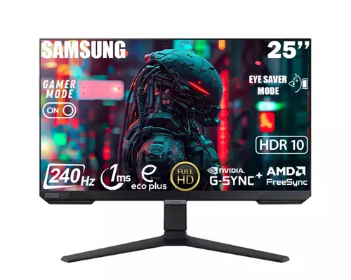 Odyssey G4 LS25BG400EUXUF 25" 1ms 240Hz Fhd HDR10 IPS G-Sync Gaming Monitör