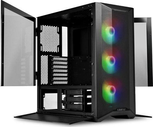 LANCOOL II MESH RGB TEMPERLİ ÇOK YÖNLÜ FAN SEÇENEĞİ SİYAH OYUNCU KASASI
