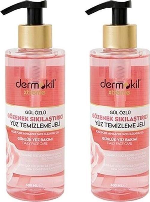 Gül Özlü Gözenek Sıkılaştırıcı Yüz Temizleme Jeli 300 Ml X 2 Adet