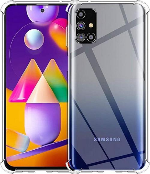 Samsung Galaxy M31S Kılıf Köşeleri Anti Şok Özellikli Olex Tpu Silikon Kapak