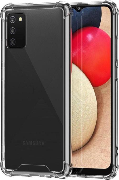 Samsung Galaxy A02S Kılıf Köşeleri Anti Şok Özellikli Olex Tpu Silikon Kapak