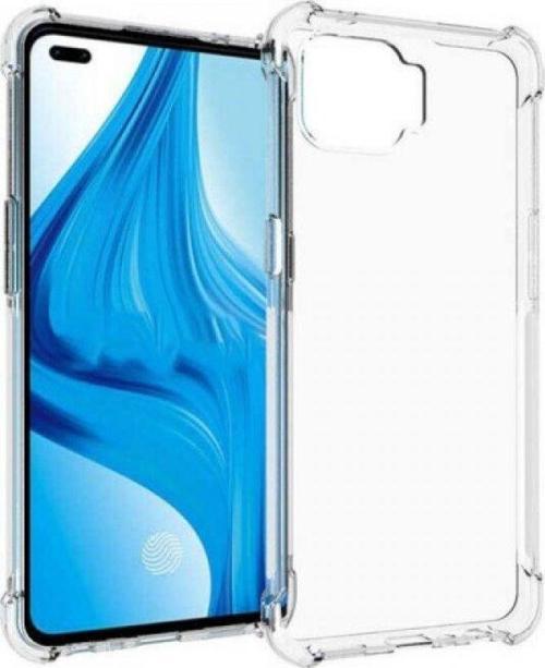 Oppo Reno 4 Lite Kılıf Köşeleri Anti Şok Özellikli Olex Tpu Silikon Kapak