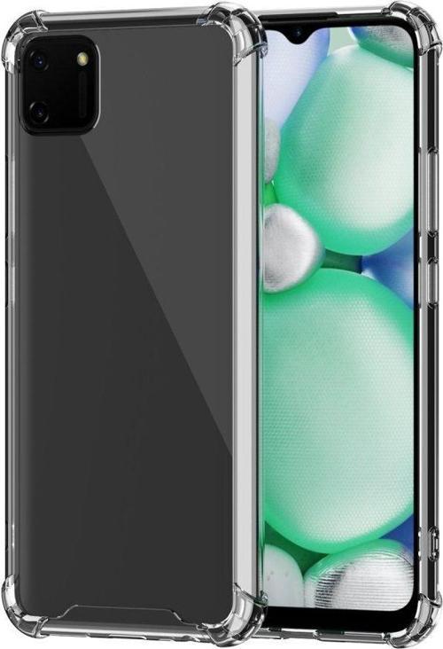 Realme C11 Kılıf Köşeleri Anti Şok Özellikli Olex Tpu Silikon Kapak