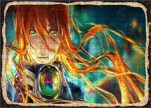 Ahşap Mdf Puzzle Yapboz Fotoğraf Makinesi 500 Parça 50*70 Cm