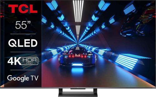 55C735  55"  Qled 4K UHD 144Hz HDR10 Uydu Alıcılı Smart Google Tv