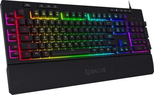 K512 Shiva RGB TR Q Membrane Mekanik Hisli Kablolu Gaming Klavye
