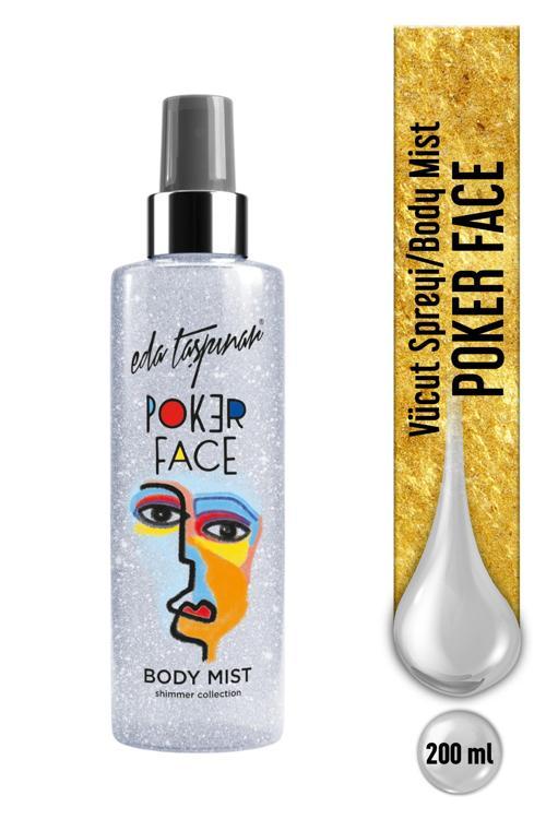 Poker Face Simli Body Mist Vücut Spreyi - 200 ML