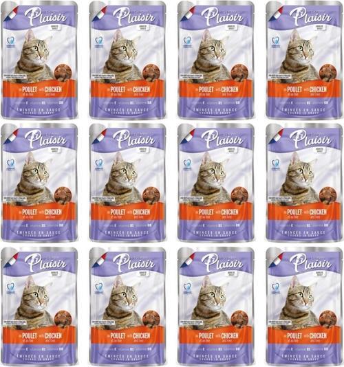 100Gr Pouch Chicken and Liver Tavuk Etli Ciğerli 12Adet Kedi Maması