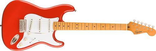 Classic Vibe 50s Stratocaster Akçaağaç Klavye Fiesta Red Elektro Gitar