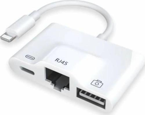 Apple Iphone/ipad Lightning To Ethernet Rj45 Dönüştürücü Adaptörü
