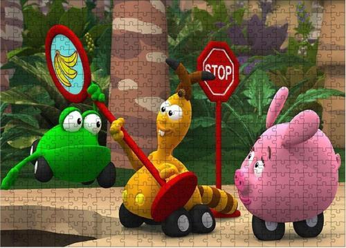 Ahşap Mdf Puzzle Yapboz Orman Kavşağı 500 Parça 50*70 Cm