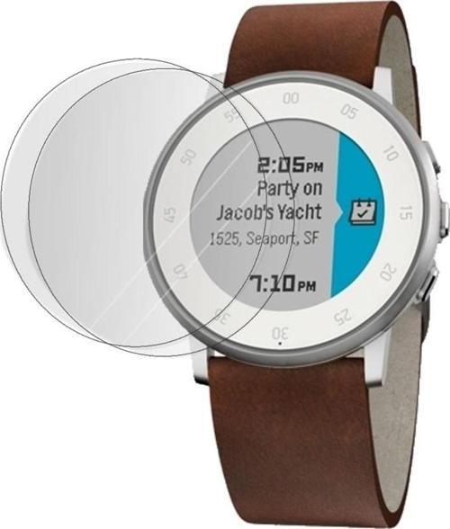 Pebble Time Round Ön Darbe Emici Ekran Koruyucu Nano Cam (4 Adet)