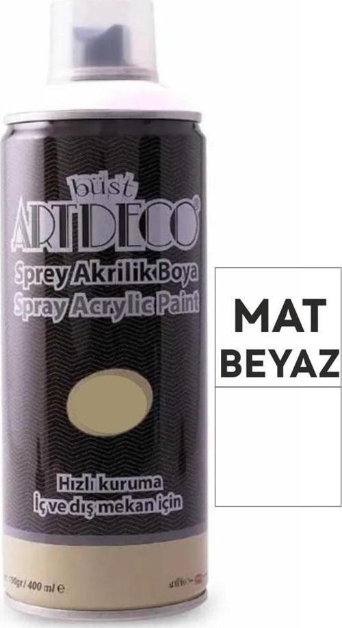 Akrilik Sprey Boya 400 ML Mat Beyaz M060