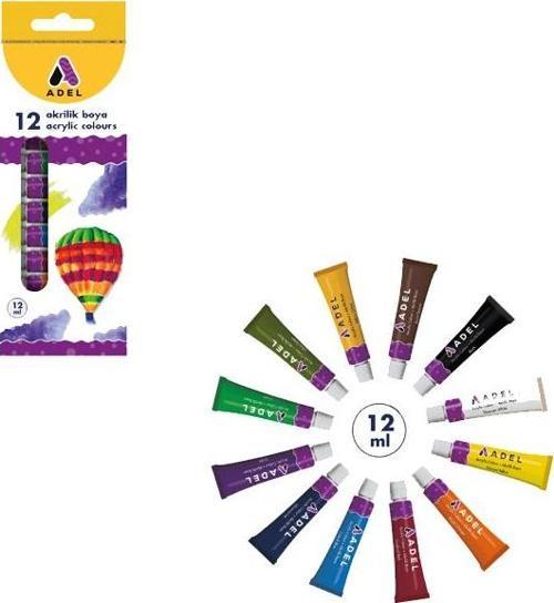 Akrilik Boya 12 Lİ 12 ML Tüp 234 0000 038