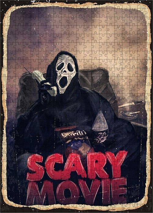 Ahşap Mdf Puzzle Yapboz Scary Movie 500 Parça 50*70 Cm