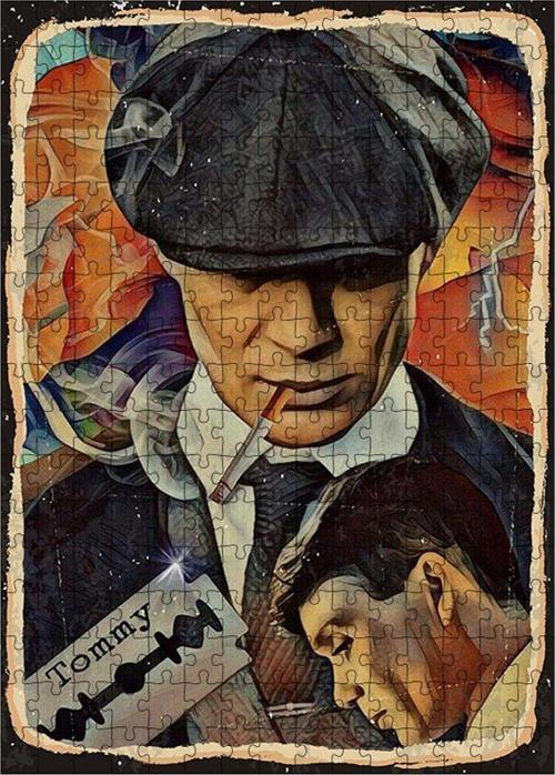 Ahşap Mdf Puzzle Yapboz Thomas Shelby Portre