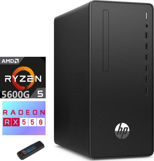 295G8 Ryzen 5-5600G 8gb 256GB SSD 4gb RX550 WINDOWS11HOME Masaüstü Blgisayar BA54TDET21+ZETTAUSBBELLEK