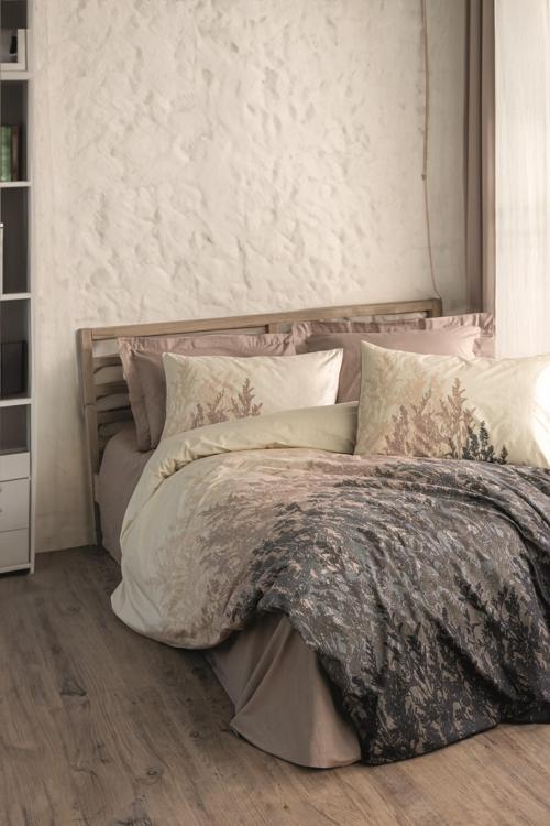 Dual Tek Kişilik Nevresim Takımı Lindon Bej