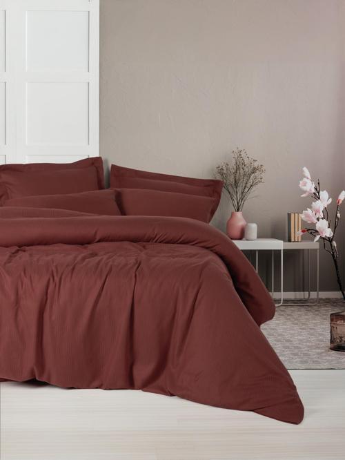 Tensel Craft Çift Kişilik Nevresim Takımı Bordo