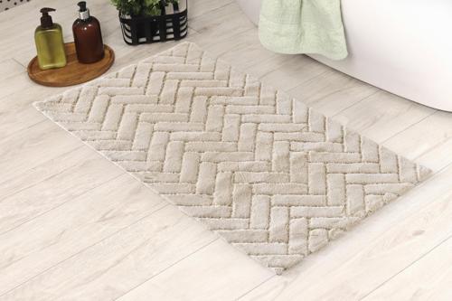 Pamuklu Paspas Zibby Bej 60x100