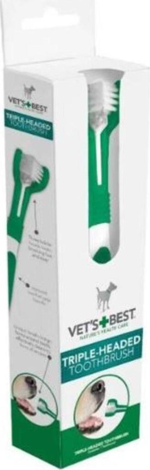 Köpek Için Üç Başlı Diş Fırçası