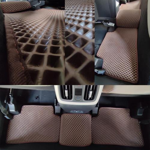 Chery Tiggo 8 Pro Max 7 Koltuk 3D Havuzlu Paspas 2024-Sonrası Kahve