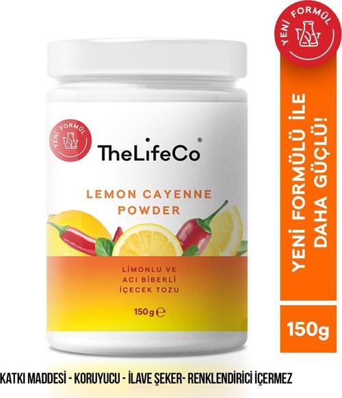 Lemon Cayenne - Limonlu Acı Biberli İçecek Tozu 150 g