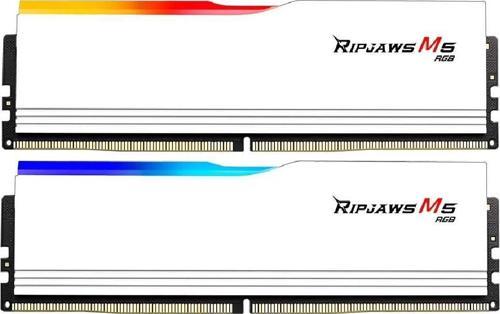 GSKILL Ripjaws M5 RGB 32GB (2x16GB) DDR5 6000Mhz CL36 INTEL XMP Beyaz Dual Kit Ram