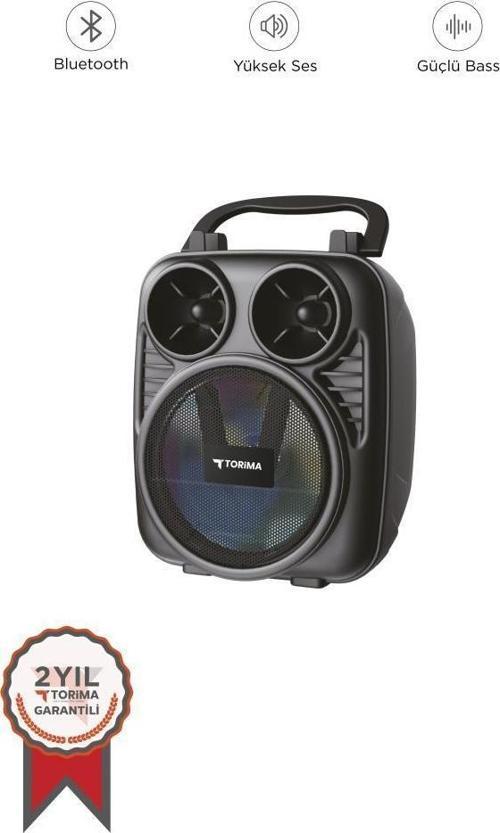 D32 Siyah Kablosuz Taşınabilir Telefon Tutacaklı Şarj Edilebilir Bluetooth Hoparlör Usb-Tf Speaker