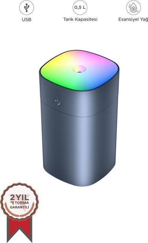 H4 Kahverengi Humidifier Aroma Terapili Hava Nemlendirici