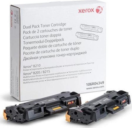 106R04349 B210 B205 B215 Dual Pack Toner 6000 Sayfa