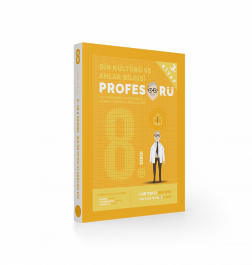 8. Sınıf Din Kültürü ve Ahlak Bilgisi Profesörü 3.Kitap Hz. Muhammed’in Örnekliği-Kuran-ı Kerim ve Ö