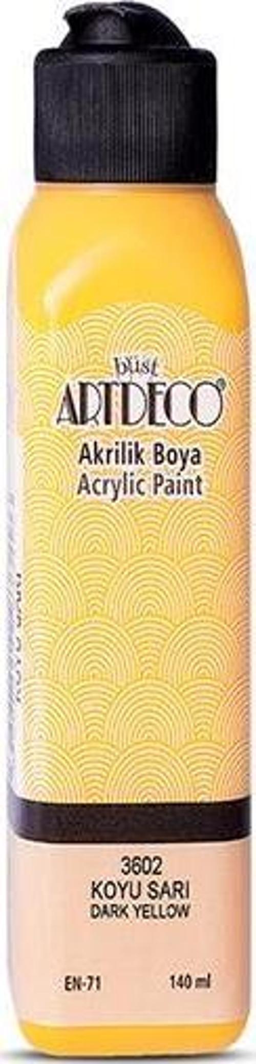 Akrilik Boya 140 ML Koyu Sarı 070R-3602