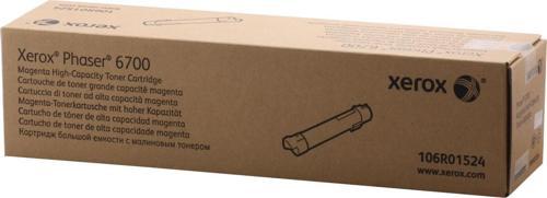 106R01524 Phaser 6700 Yüksek Kapasite Magenta Kırmızı Toner 12.000 Sayfa