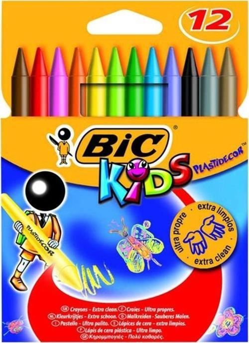 Pastel Boya Plastidecor 12 Renk