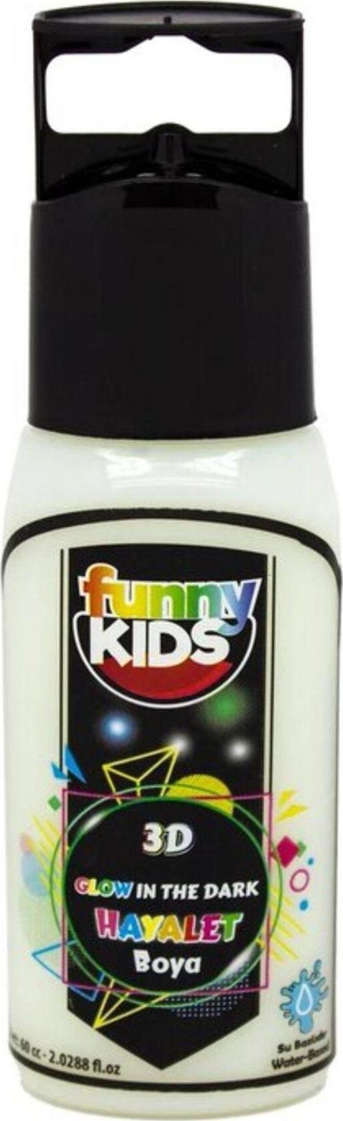 Funny Kids 3D Hayalet Boya 60Cc Turkuaz 4462