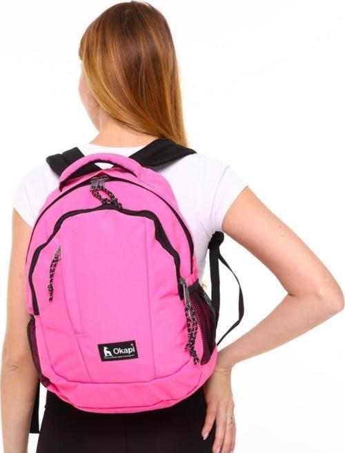 Sırt Çantası Çift Bölmeli Pembe Okp-125