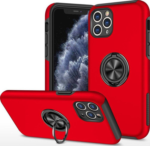 Apple iPhone 11 Pro Max Kılıf Soft Tasarım Elit Yüzüklü Lüx Kapak